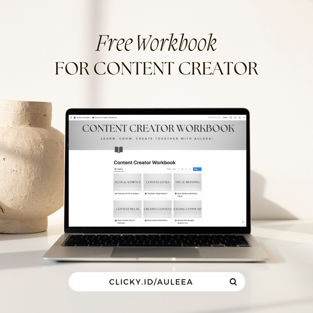 image for [Free Workbook] Praktek Langsung Jadi Content Creator button
