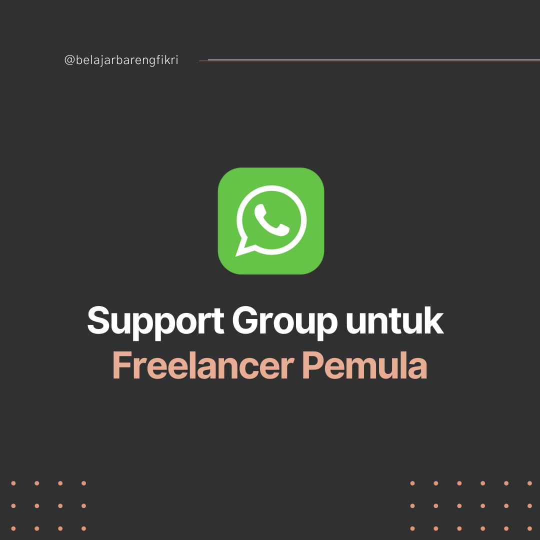image for [FREE] Grup Belajar dan Diskusi tentang Dunia Freelance untuk Pemula button