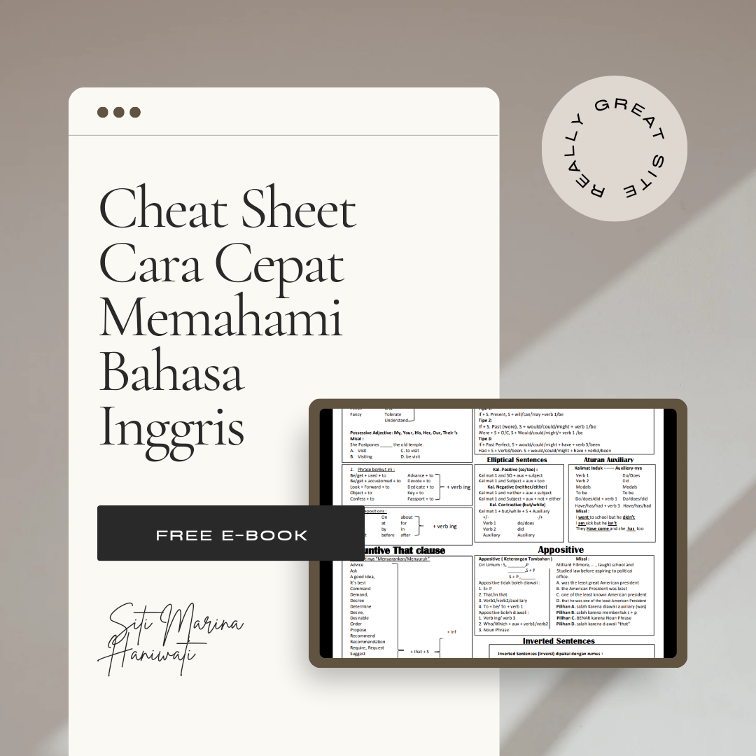 image for Freebies Cheat Sheet English button
