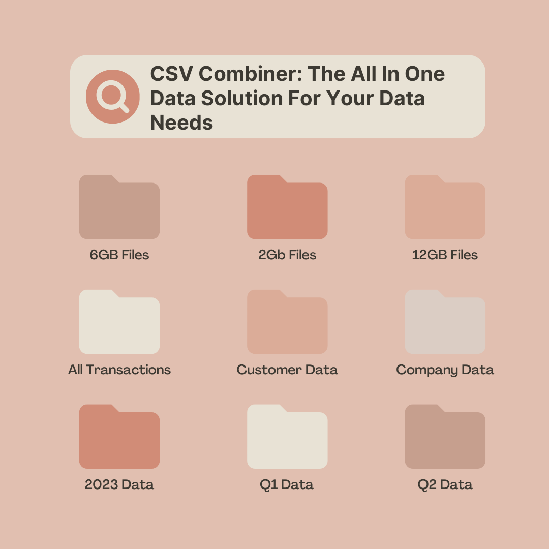 image for CSV Combiner App: The All In One Local Data Solution For Your Data Needs button