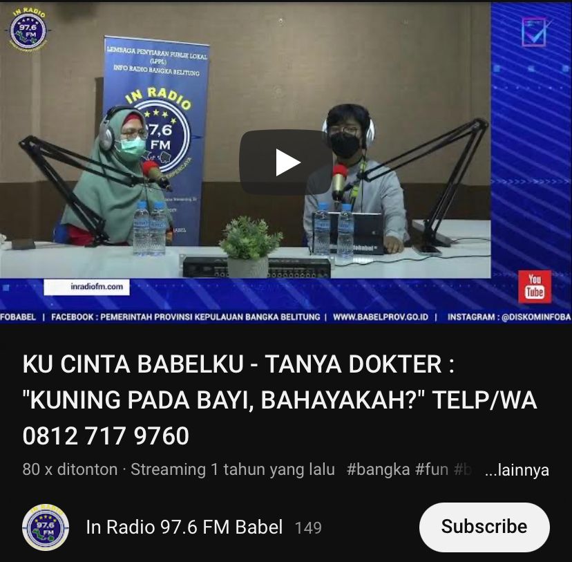 image for Program Ku Cinta Babelku - IN RADIO FM button