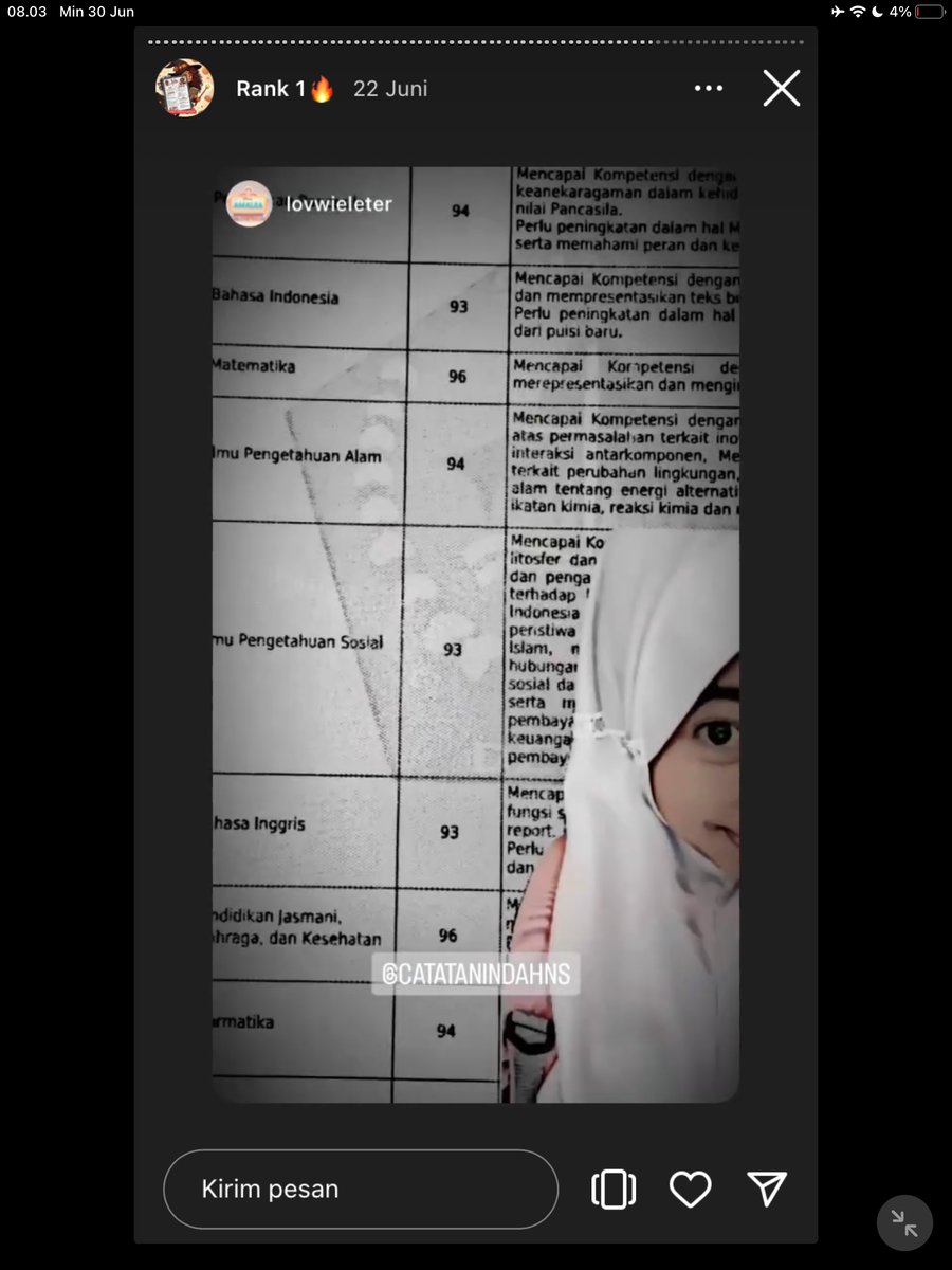 Image for FOTO KORBAN KECANDUAN BELAJAR PAKE "CATATAN INDAH" (GESER GAMBAR/CEK HIGHLIGHT IG CATATANINDAHNS BAGIAN "RANK 1"