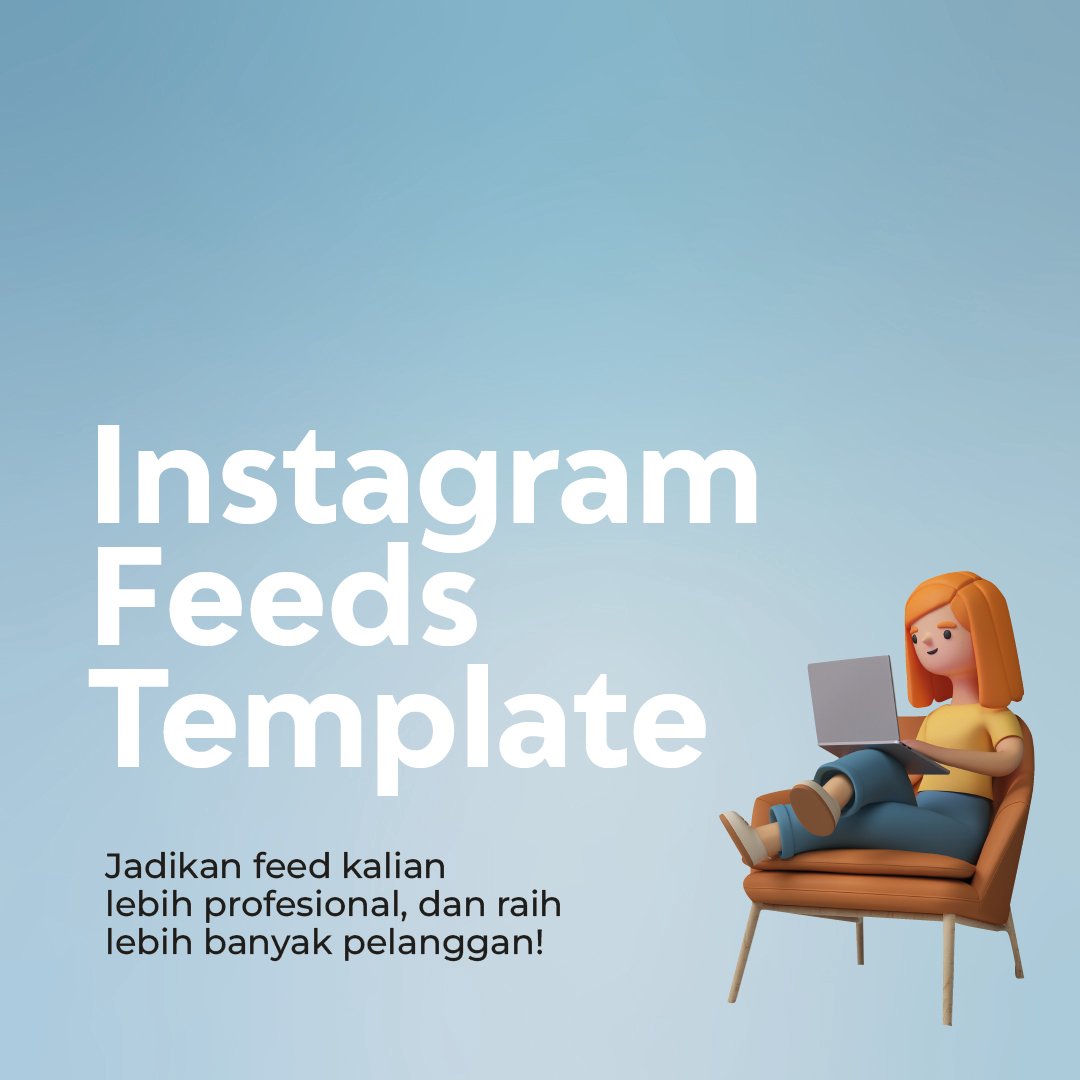 image for [FREE] Instagram Post Template button