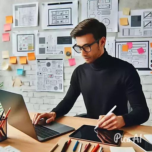 image for Portofolio Design Social Media  button