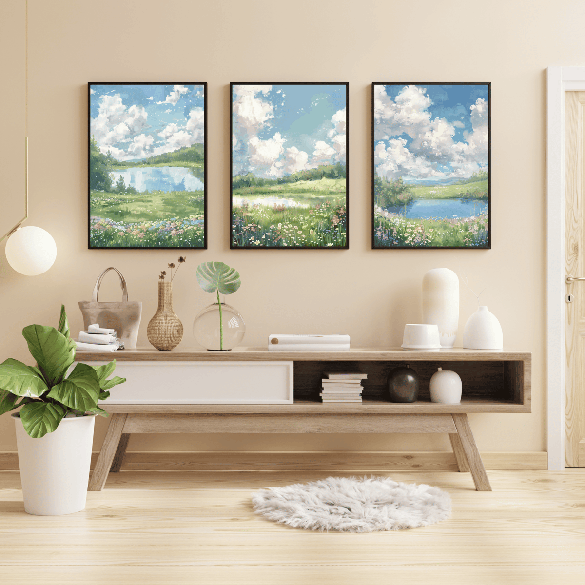 Image for Digital produk A lake in the distance (Instant Download)