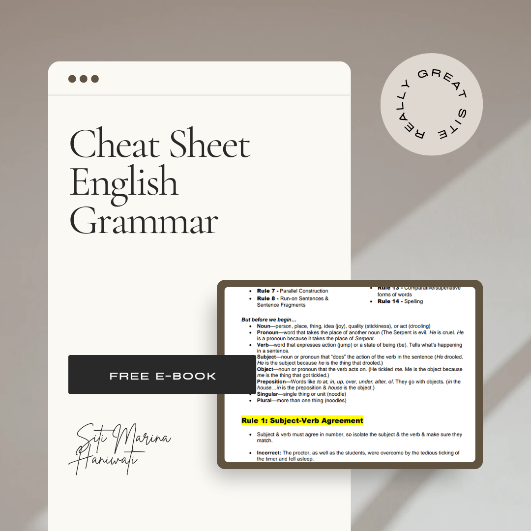 image for English Grammar Cheatsheet button