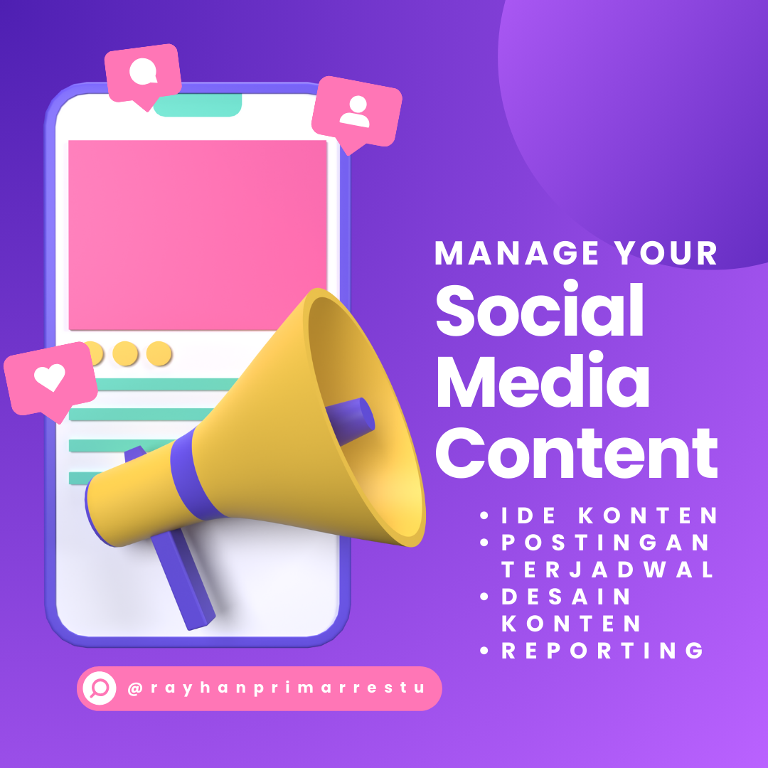 image for [1 Month] Paket Sosial Media Konten Manajemen button