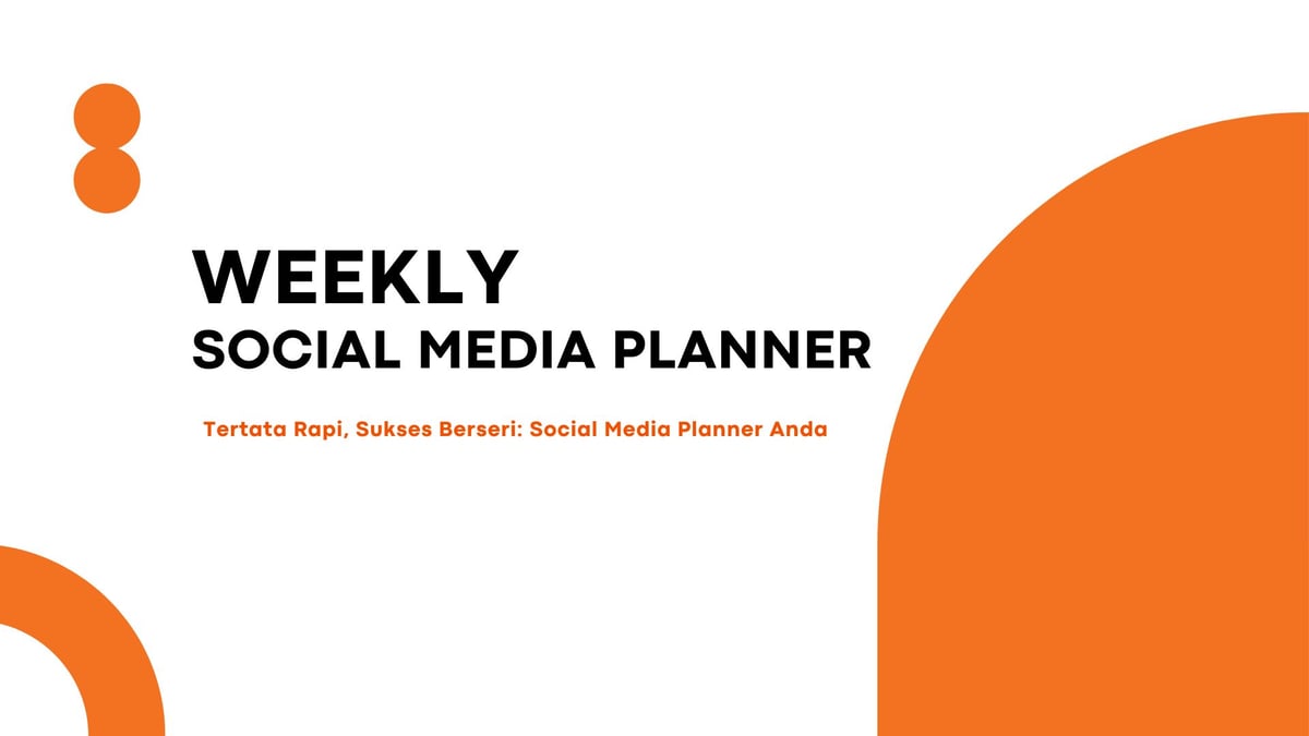 image for Weekly Social Media Planner button