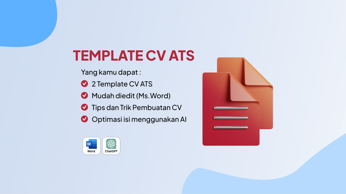 image for Template CV ATS dan Tips Trik Optimasi CV menggunakan AI button