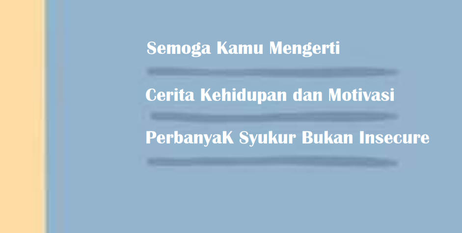 image for Berhenti Insecure Setelah Membaca ini button