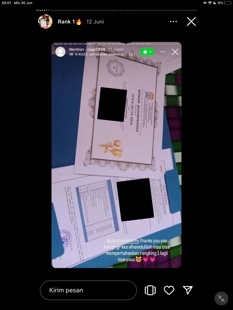 Image for FOTO KORBAN KECANDUAN BELAJAR PAKE "CATATAN INDAH" (GESER GAMBAR/CEK HIGHLIGHT IG CATATANINDAHNS BAGIAN "RANK 1"