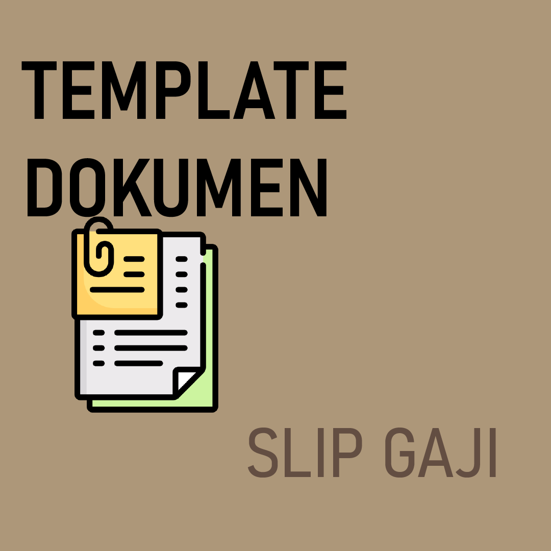 image for Template Dokumen Slip Gaji button