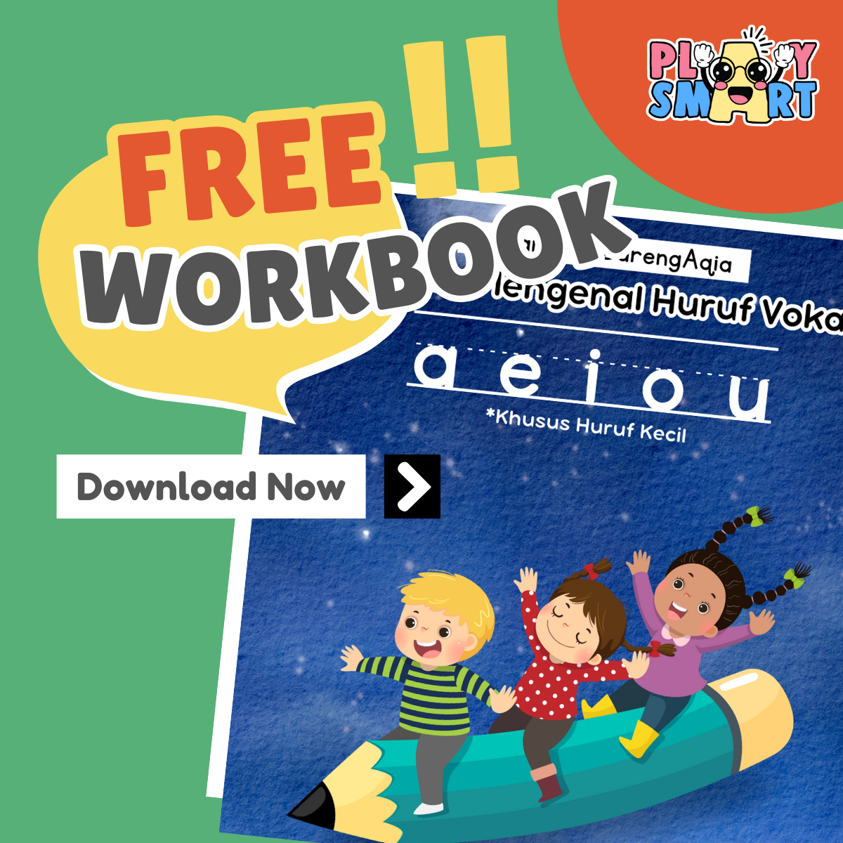 image for Printable Workbook Mengenal Huruf Vokal button