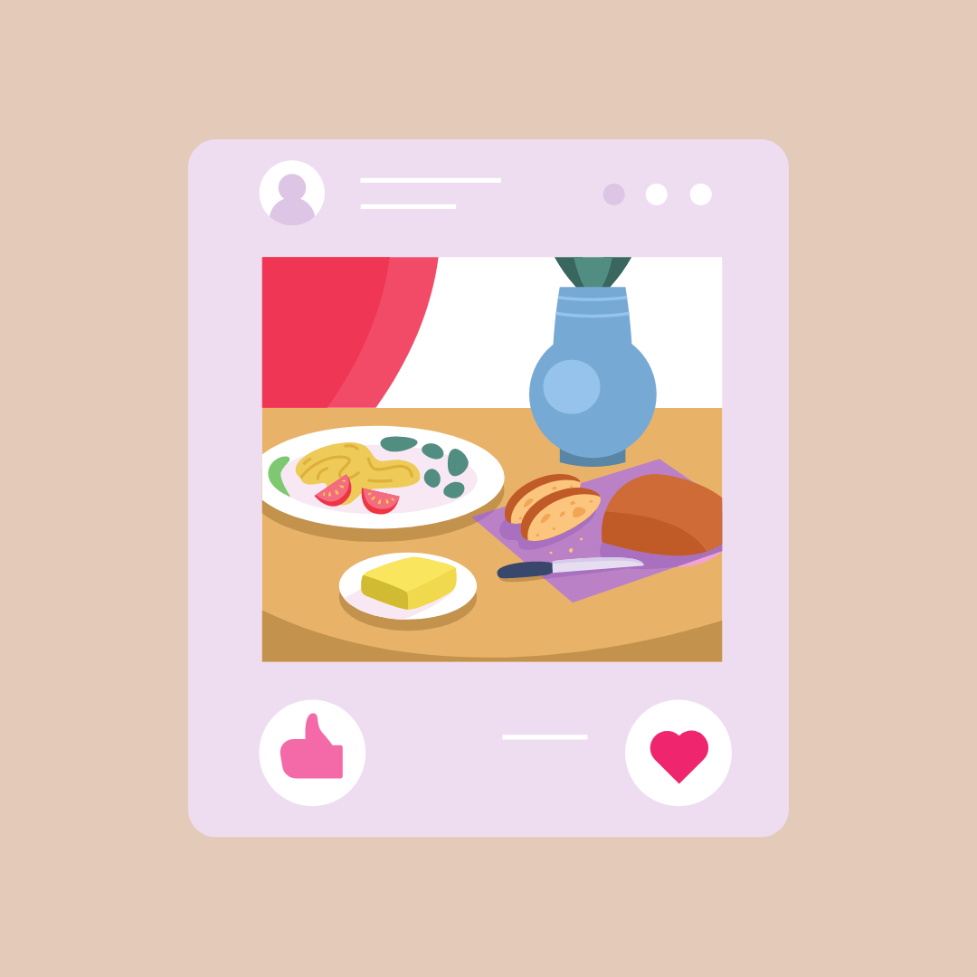 image for Free Instagram Post Template - FnB Theme button