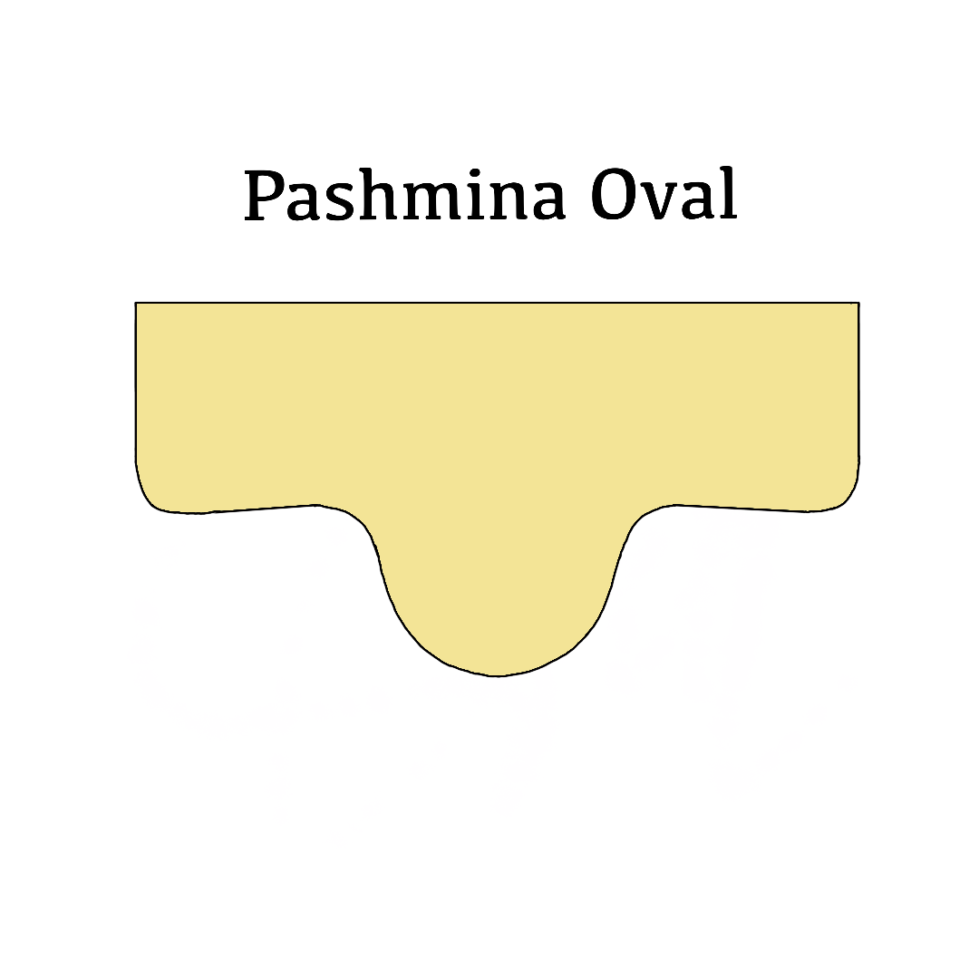 image for Pola Digital Pashmina Malay/Oval button