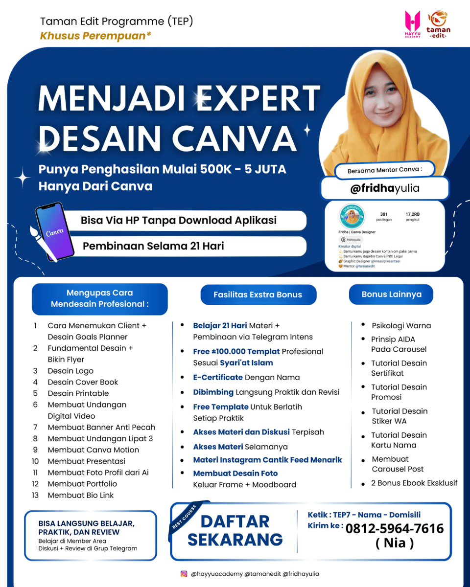 image for Canva Class by Taman Edit button