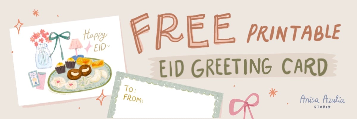 image for Printable Greeting Card Idulfitri button