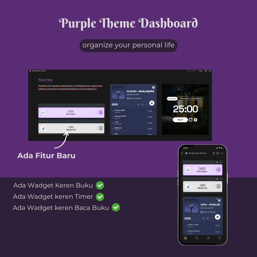 Notion Template | Habit Tracker 2024💚(HARI TERAKHIR PROMO) | Clicky