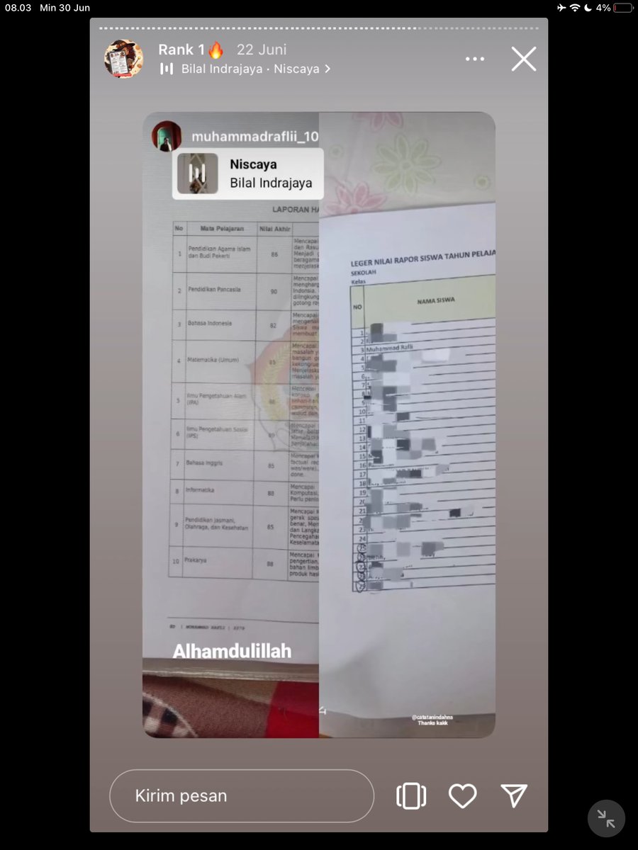 Image for FOTO KORBAN KECANDUAN BELAJAR PAKE "CATATAN INDAH" (GESER GAMBAR/CEK HIGHLIGHT IG CATATANINDAHNS BAGIAN "RANK 1"