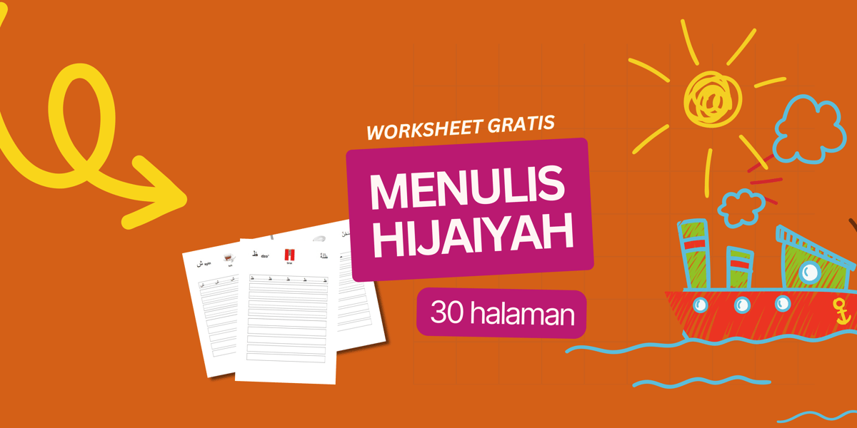 Highlight image for Worksheet Belajar Menulis Huruf Hijaiyah [GRATIS]