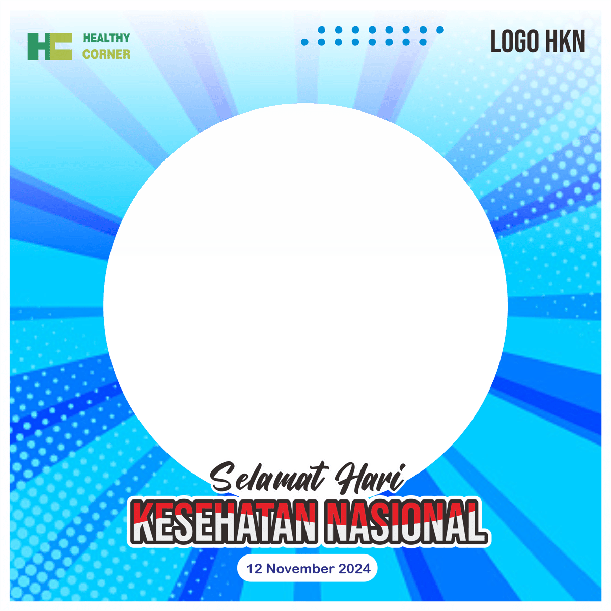 Preview Twibbon Hari Kesehatan Nasional