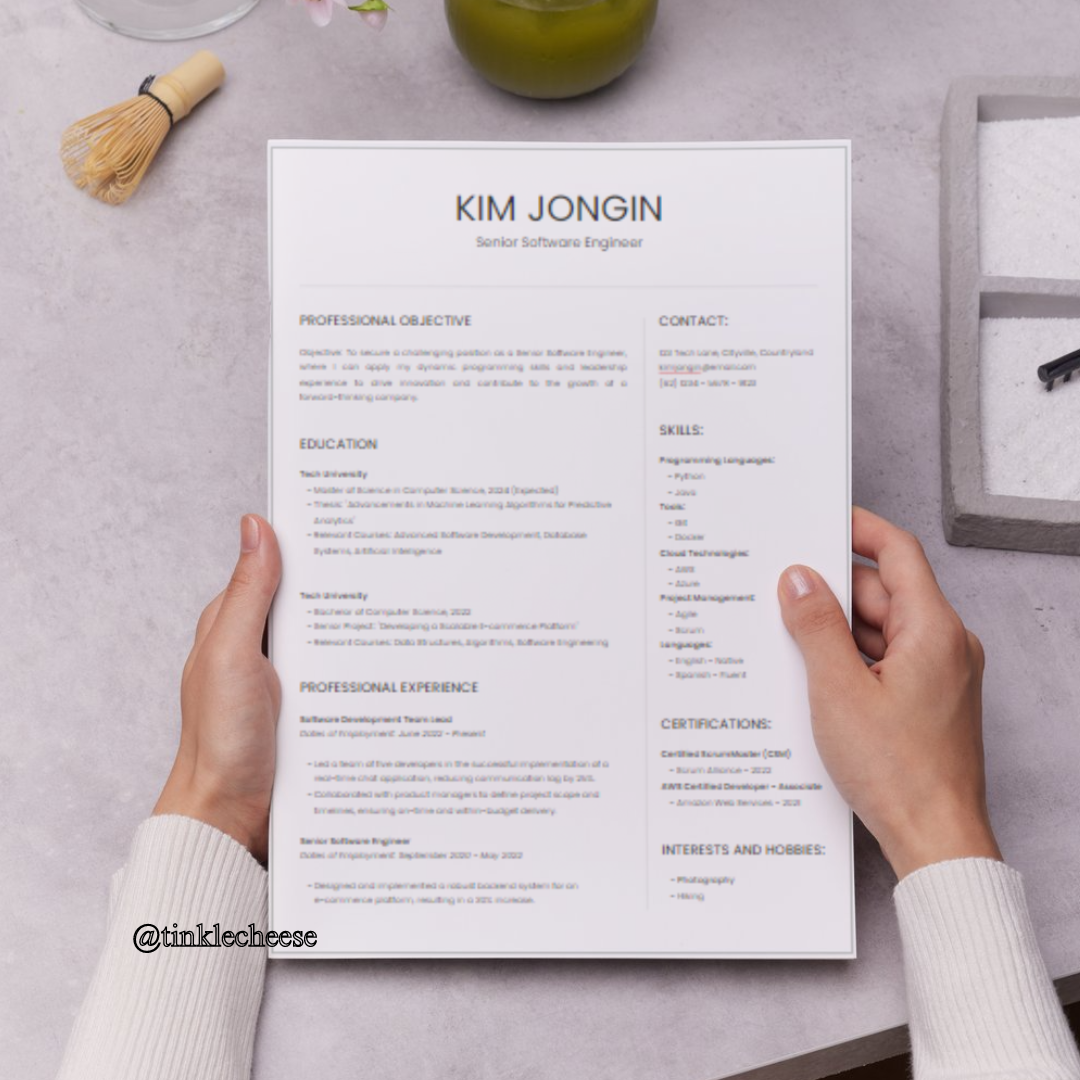 image for CV ATS + Cover Letter / Surat Lamaran (1) button