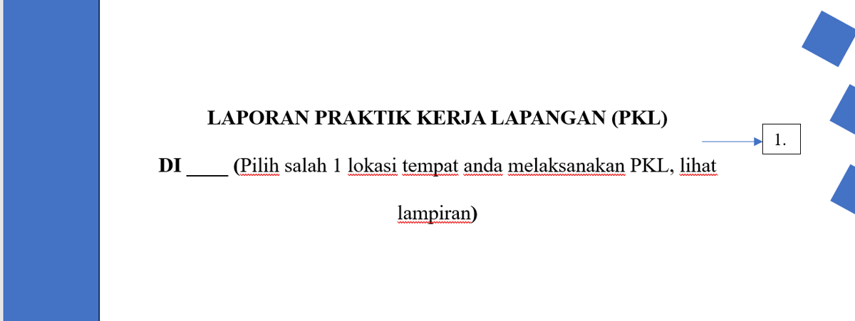 Image 1 for Begini preview template laporan PKL
