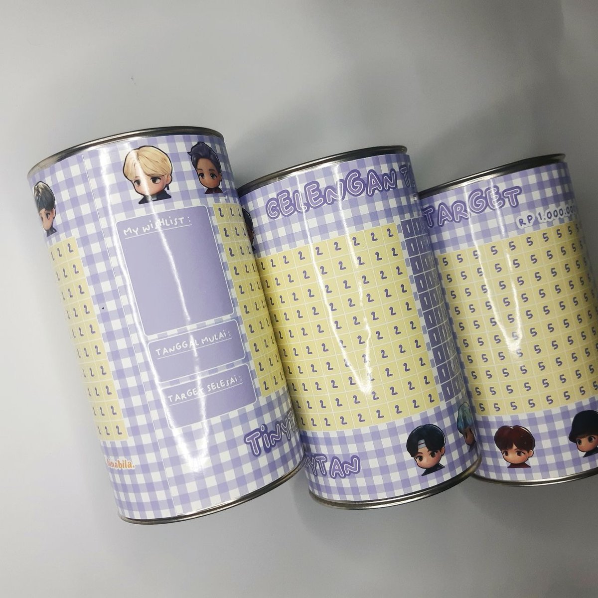 Image 2 for Penggunaan Printable Stiker Celengan Target