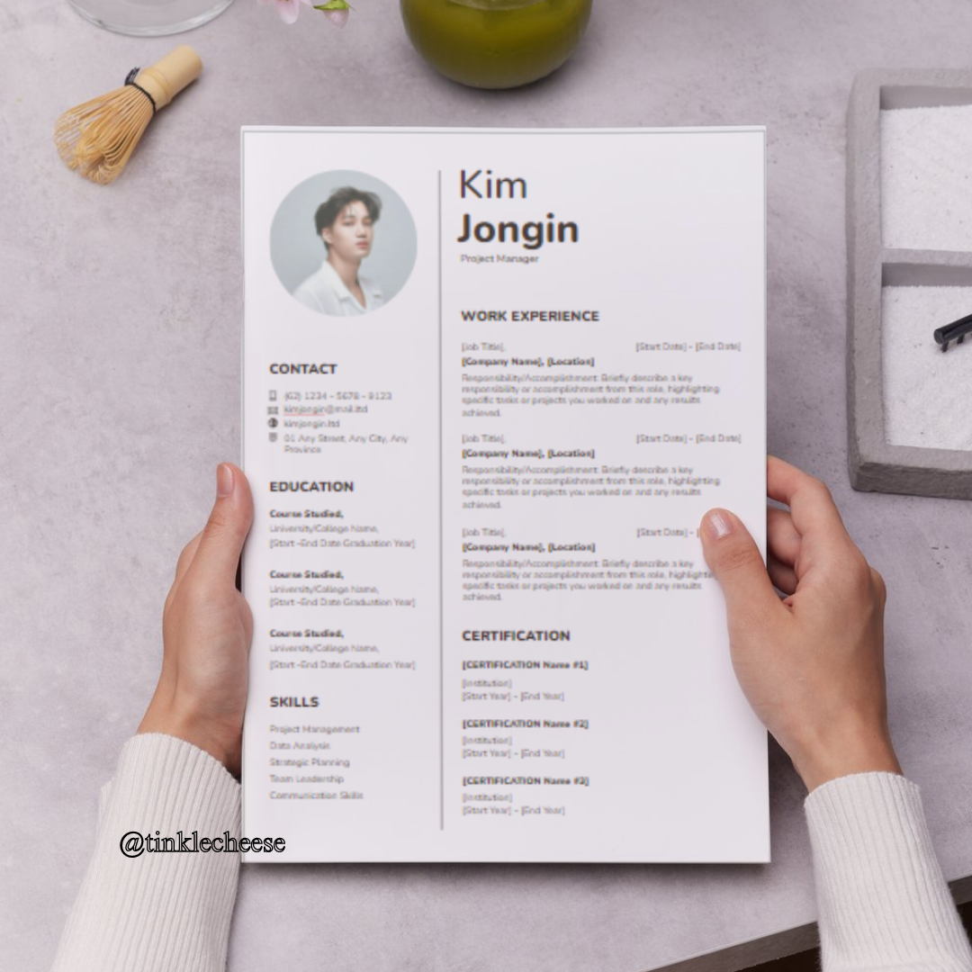 image for Professional Simple CV (1) button