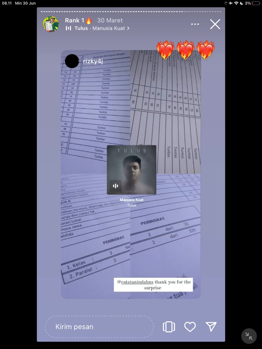Image for FOTO KORBAN KECANDUAN BELAJAR PAKE "CATATAN INDAH" (GESER GAMBAR/CEK HIGHLIGHT IG CATATANINDAHNS BAGIAN "RANK 1"