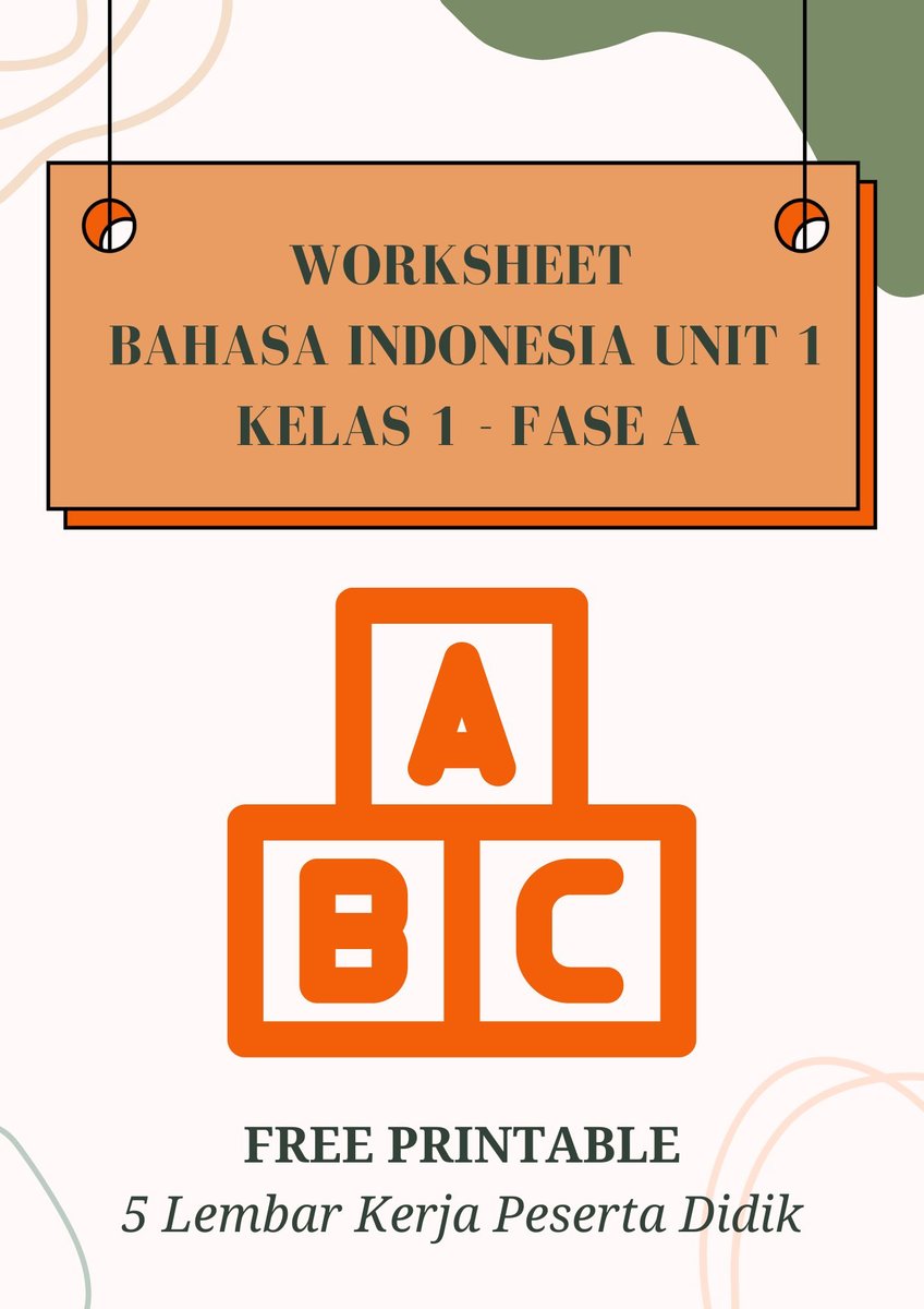 image for Worksheet / LKPD Bahasa Indonesia Unit 1 Kelas 1 Gratis button