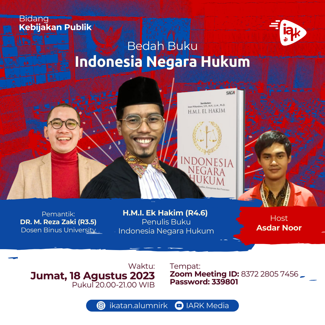 image for Public Policy Series: Bedah Buku Indonesia Negara Hukum karya Himas El Hakim button