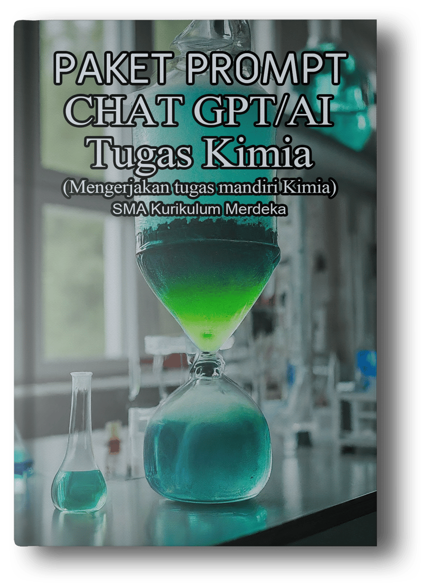 image for (XII) E-BOOK PAKET PROMPT CHAT GPT TUGAS KIMIA SMA KURIKULUM MERDEKA KELAS 12. TUGAS KIMIA DIJAMIN MELELEH! button