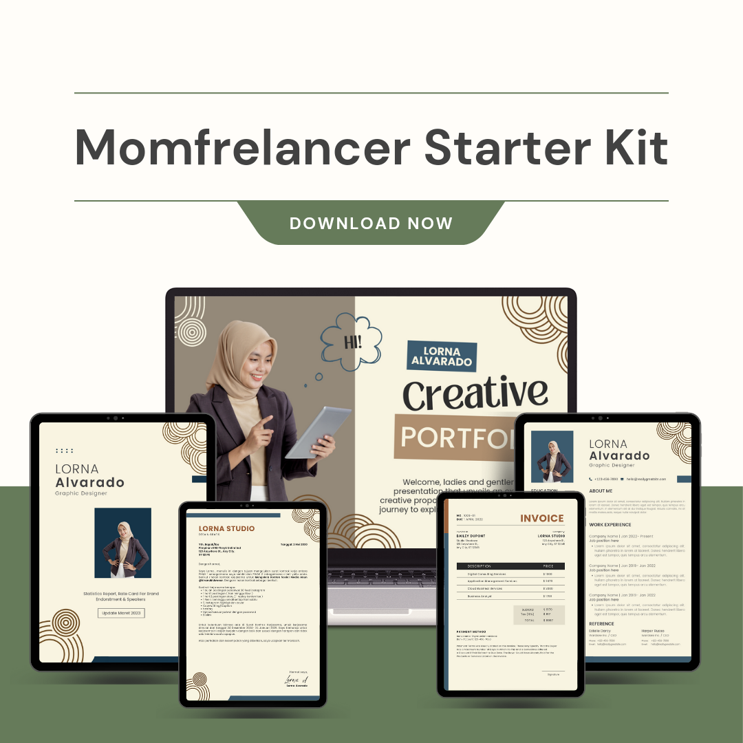 image for Momfreelancer Starter Kit | Template CV, Invoice, Surat Kerjasama, Portofolio dan Ratecard button