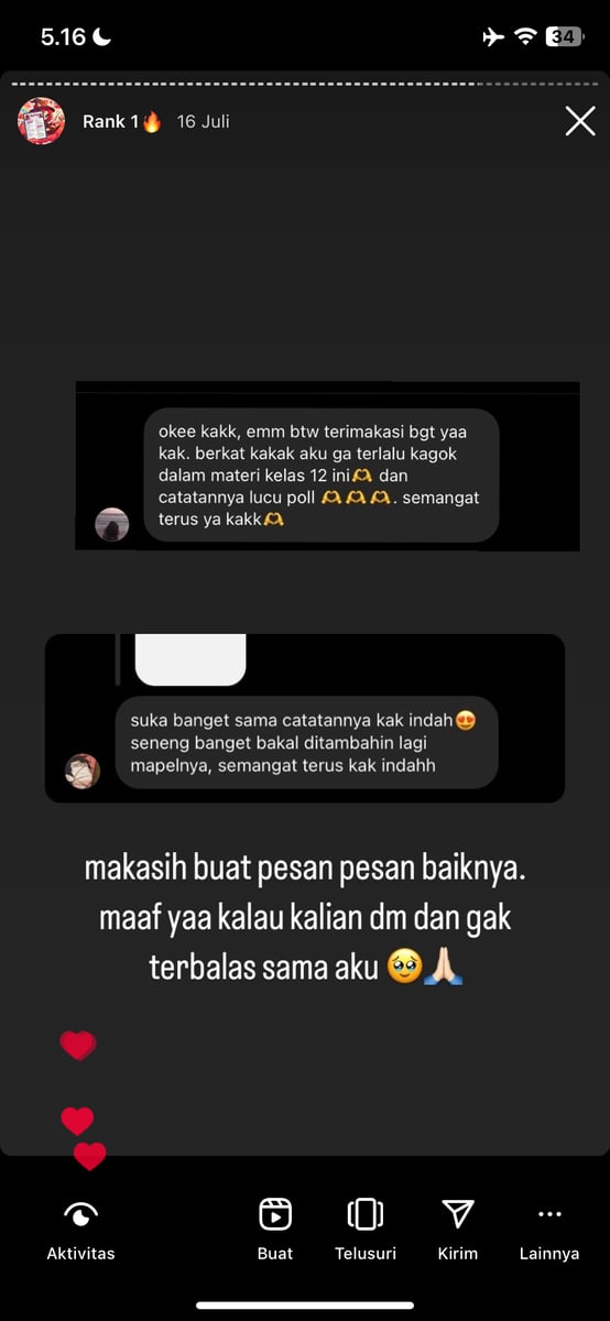 Image for "CATATAN INDAH" TERBUKTI BERDAMPAK (GESER GAMBAR)