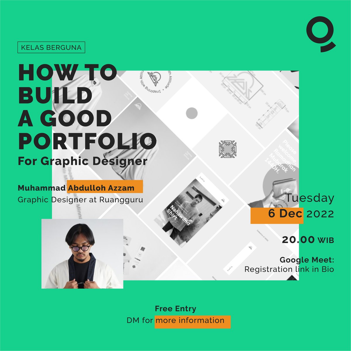 image for How to Build a Good Portfolio for Graphic Designer button