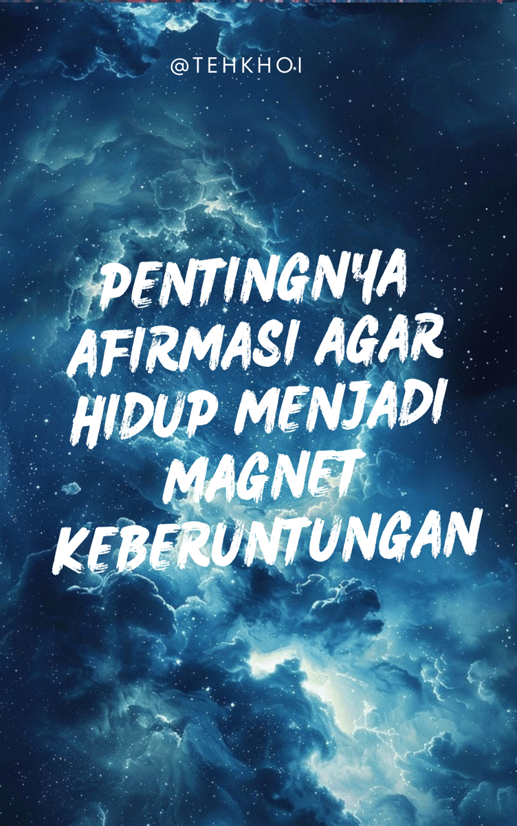 image for Ebook Pentingnya Afirmasi Agar Hidup Menjadi Magnet Keberuntungan button
