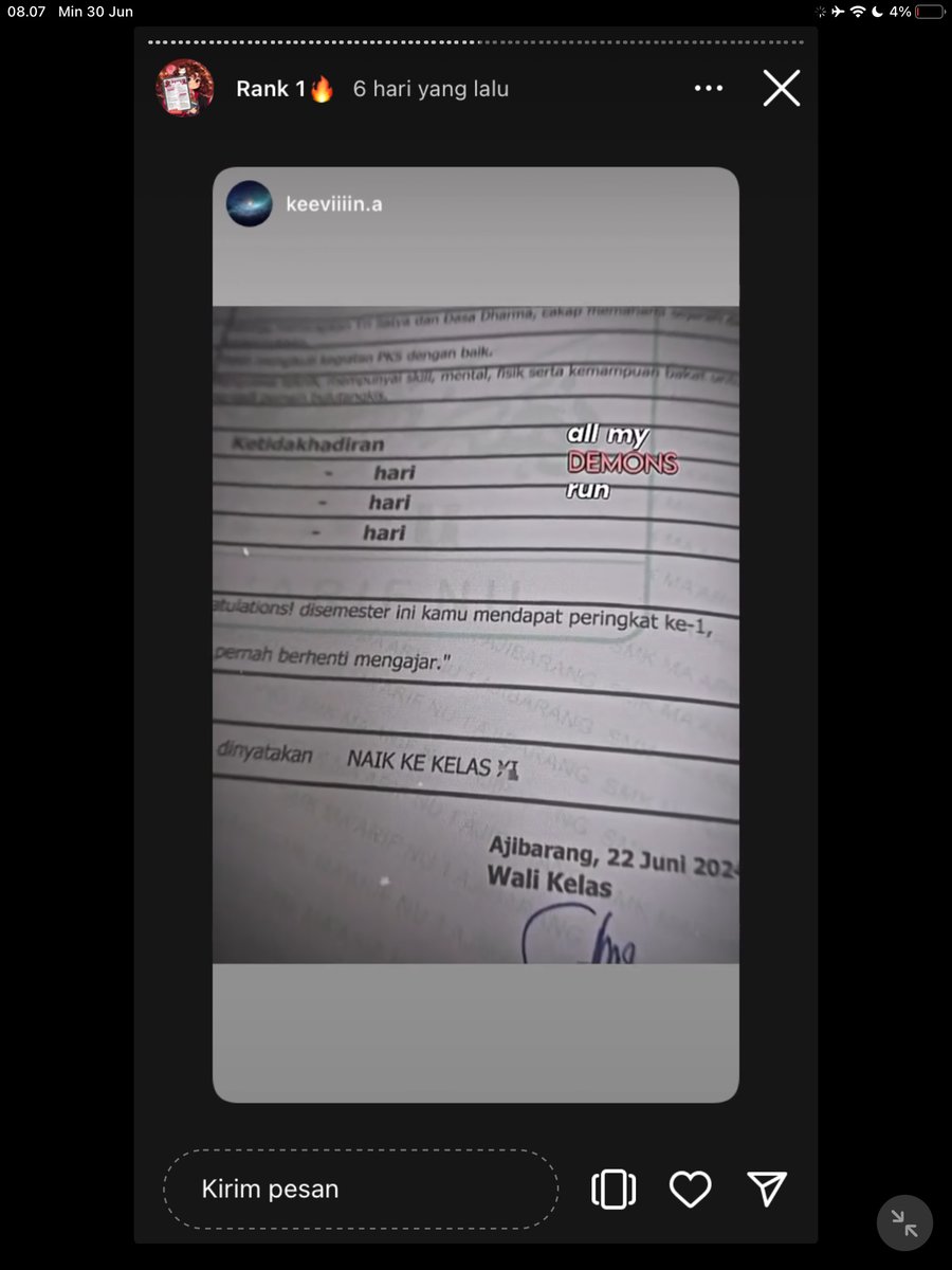 Image for FOTO KORBAN KECANDUAN BELAJAR PAKE "CATATAN INDAH" (GESER GAMBAR/CEK HIGHLIGHT IG CATATANINDAHNS BAGIAN "RANK 1"