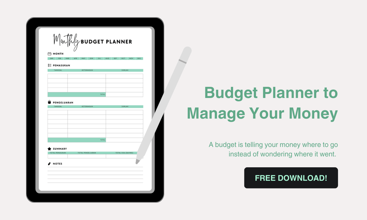 image for [FREE] Printable Monthly Budget button