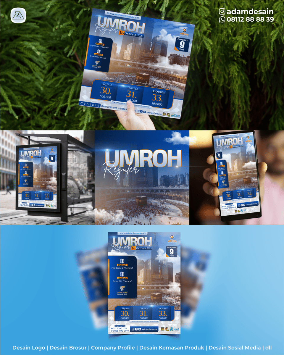 Image for Portofolio Desain Brosur Umrah