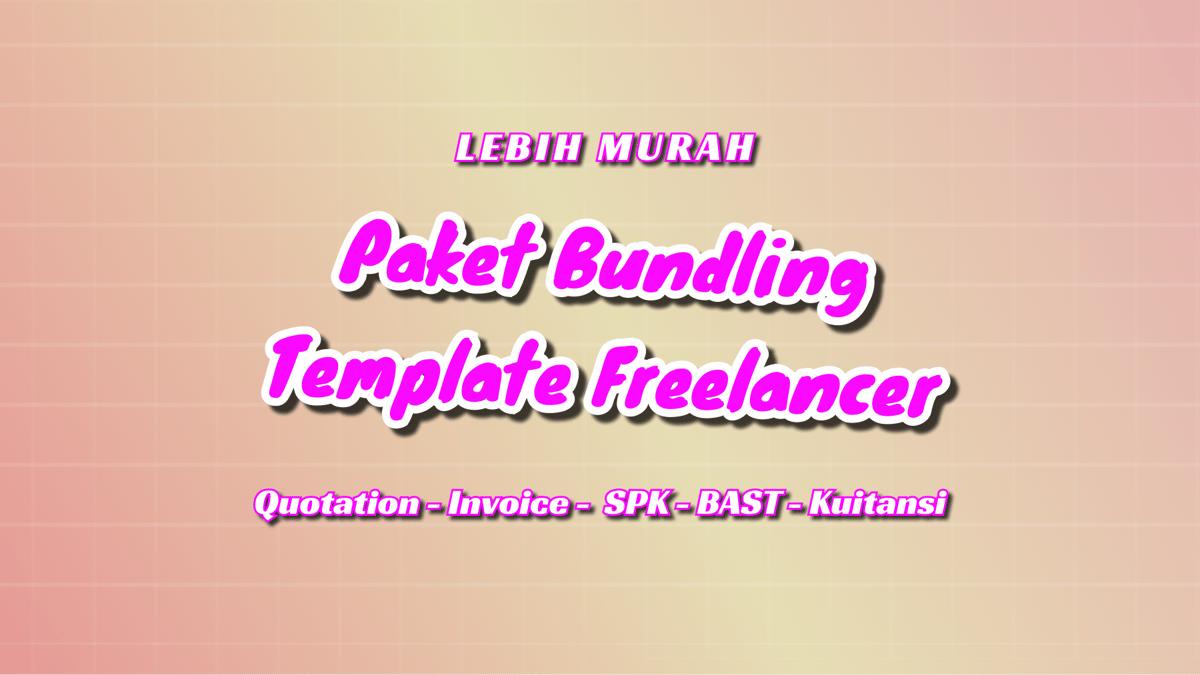 image for Paket Bundling Template Freelancer button