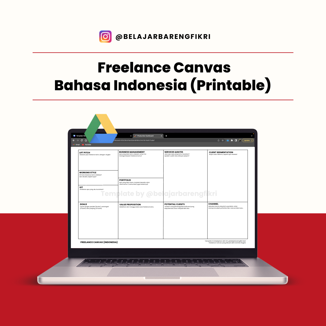 image for [FREE] Freelance Canvas Bahasa Indonesia  📑 button