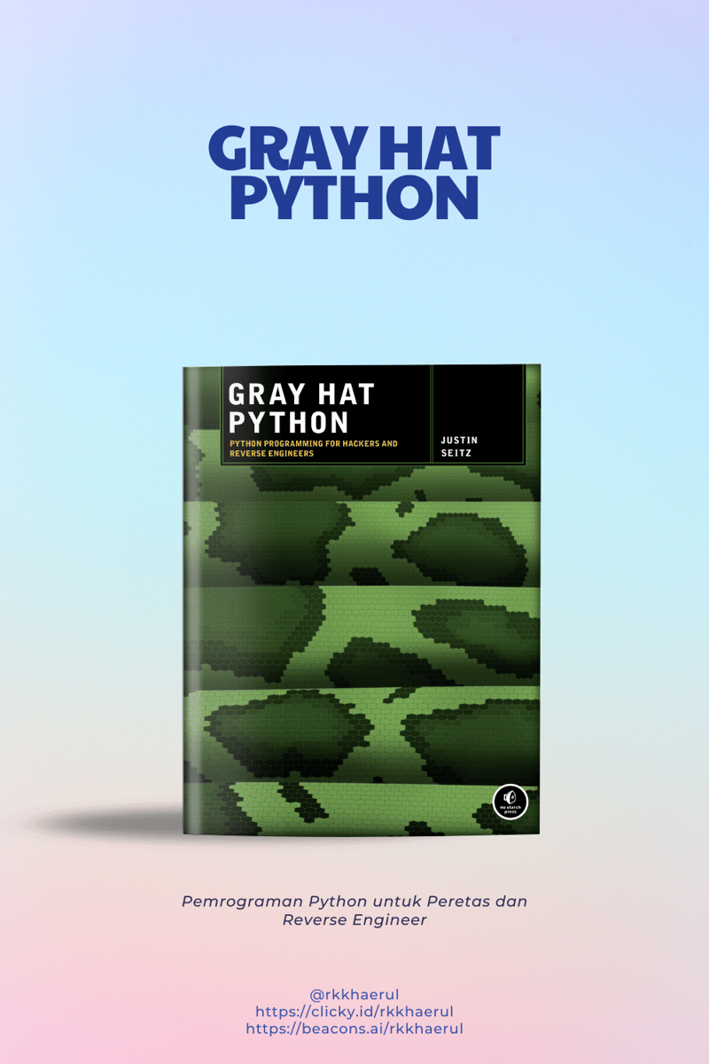 image for E-Book Gray Hat Python button