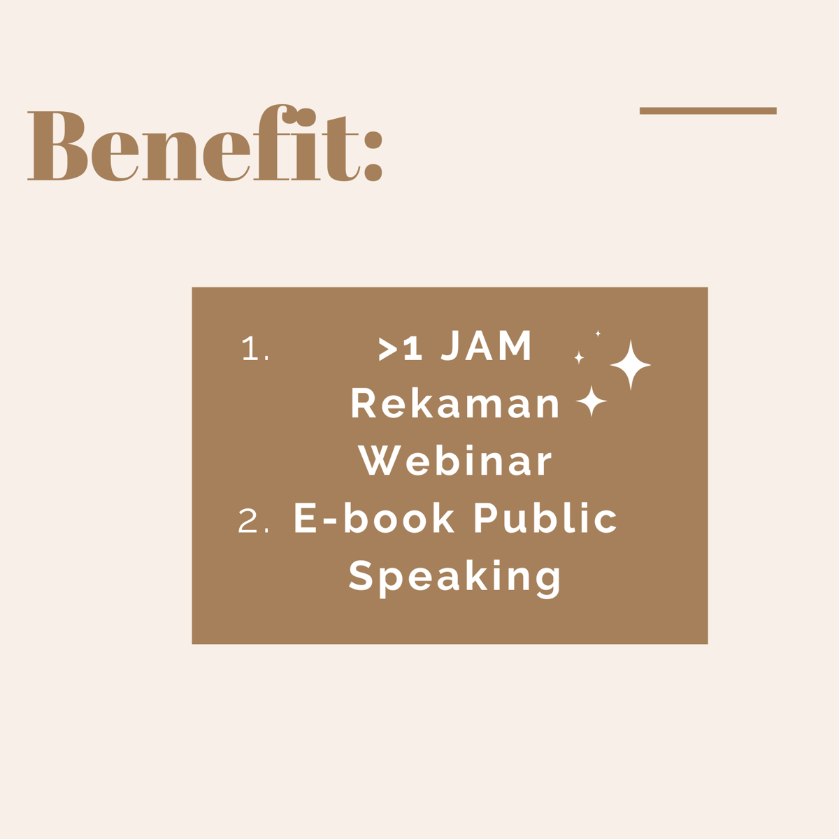 Benefit