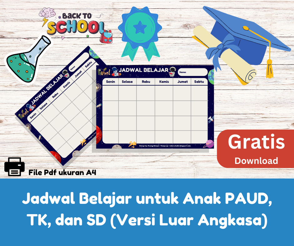 image for [Gratis] Jadwal Belajar untuk Anak PAUD, TK, ataupun SD (Versi Luar Angkasa) button