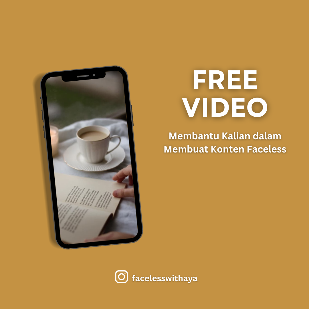 image for Free Aesthetic Video untuk Akun Faceless button