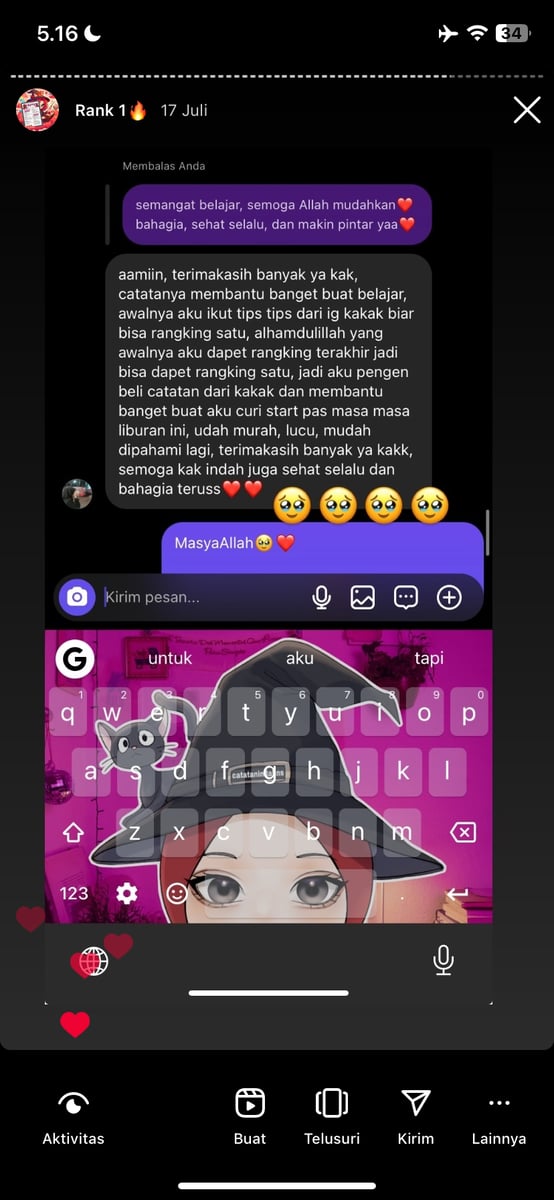 Image for "CATATAN INDAH" TERBUKTI BERDAMPAK (GESER GAMBAR)