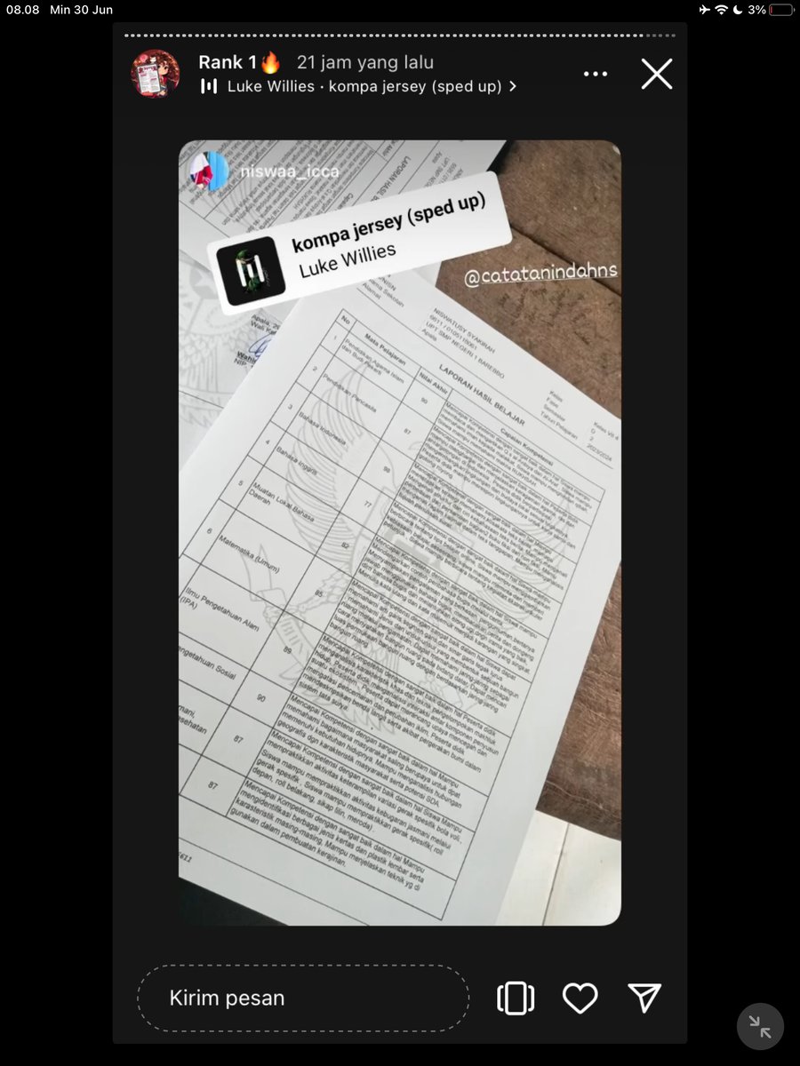 Image for FOTO KORBAN KECANDUAN BELAJAR PAKE "CATATAN INDAH" (GESER GAMBAR/CEK HIGHLIGHT IG CATATANINDAHNS BAGIAN "RANK 1"