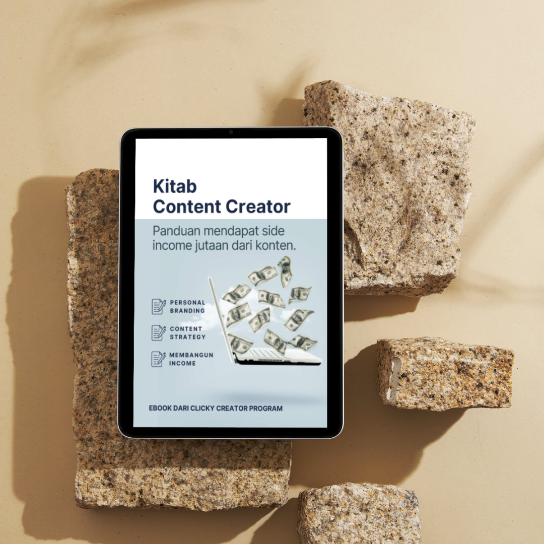 image for Kitab Content Creator Panduan mendapat side income jutaan dari konten button