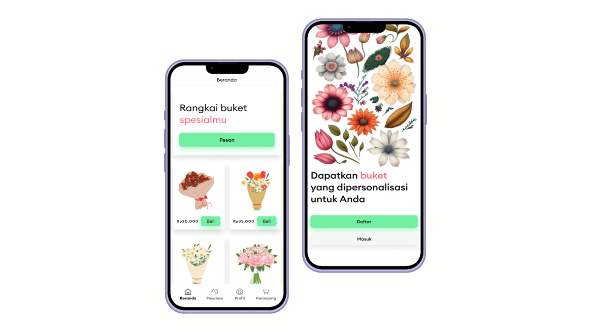image for [Product Management & UI/UX] Florist App  button